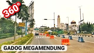 Suasana Jalan di Gadog Megamendung Bogor dalam video 360 Derajat