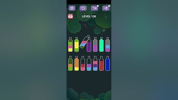 Water Sort Puzzle Game Level 136 | Water Sort Puzzle | Color Sorting Game | Gaming Shortcuts |