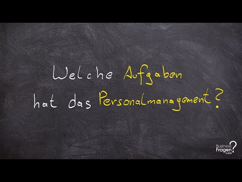 Video: Was ist ein Personalmanagementplan?