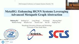 EUROSYS '25 | MetaHG: Enhancing HGNN Systems Leveraging Advanced Metapath Graph Abstraction