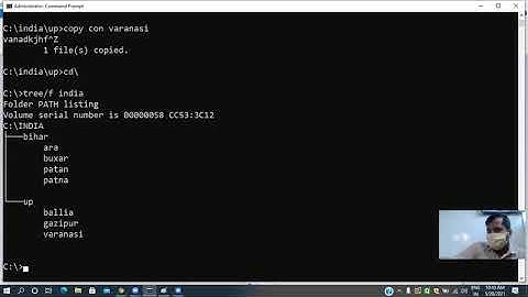 How to create Directory in Ms DOS? about MD,CD,CD..AND CD/ COMMAND part- 2