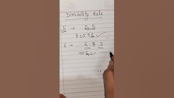 Divisibility rules for 5,6,7 for Exams #uptet #ctet #stet#primarylevel #shorts #shorts