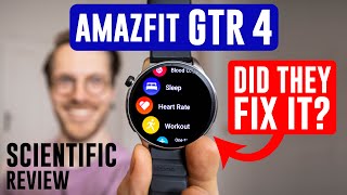 Amazfit GTR 4 : Scientific Review (beautiful but bad...)