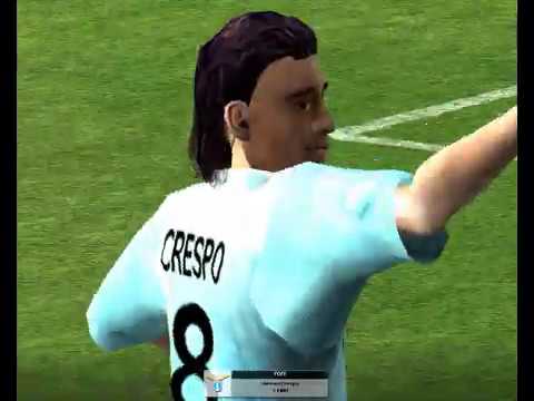 FIfa 2003. Обзор. Прохождение. Серия 01 Lazio - Roma. Римское дерби. Играю на новом уровне сложности