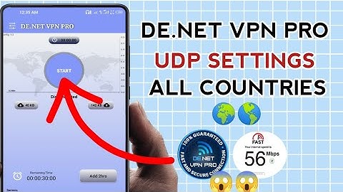 How To Setup DE NET VPN PRO with all Country UDP Settings For Secure Browsing