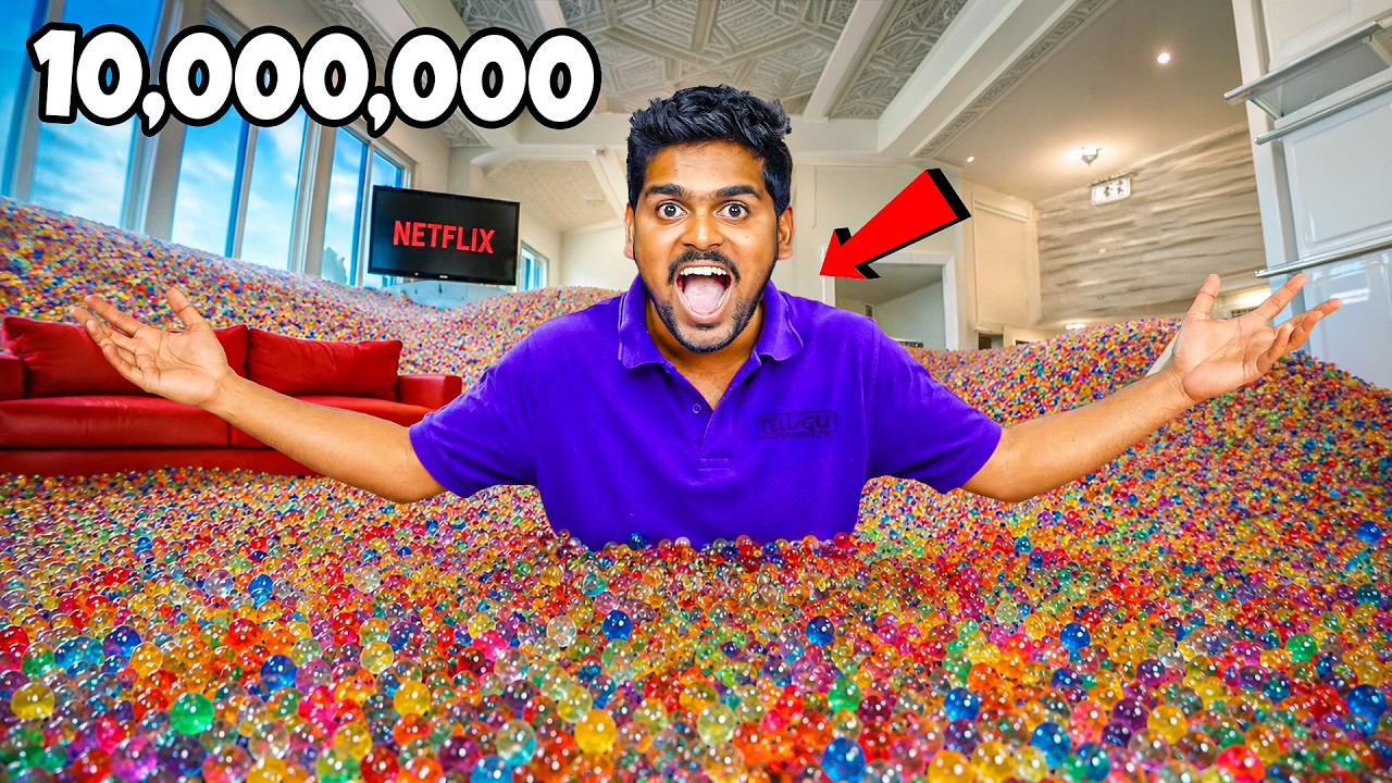 20 Million Orbeez Balls In A Swimming Pool 🔥🔥 Telugu Experiments
