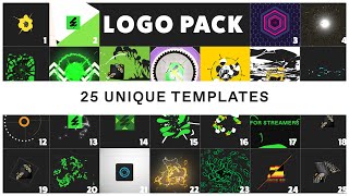 Logo Motion Pack | 25 Animated Logo Templates