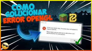 ✅ Como Solucionar el Error de OpenGL / GLFW Error en Minecraft