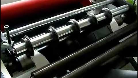 multi functional laminating and slitting machine