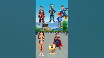 Whose ls Each Thing? Ronaldo vs Messi vs Mr Beast #shorts #animation #funny #cartoon