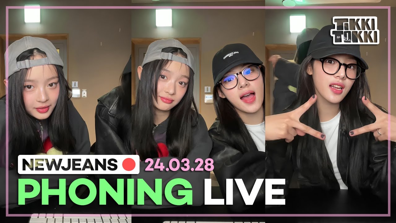 ENG SUB) NewJeans Phoning Live 24.03.28 - Bbangsaz Live! (Reaction