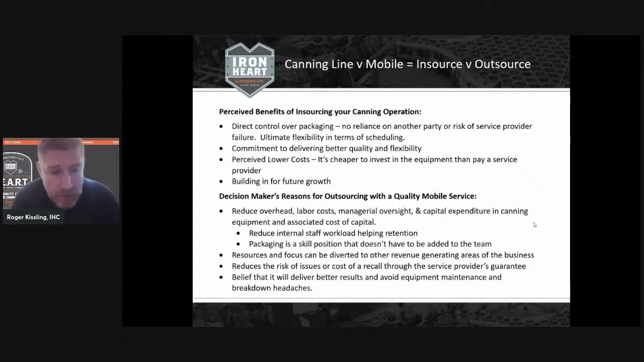 Mobile Canning Vs Canning Line Investment w/ Roger Kissling (Iron Heart Canning)