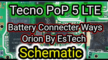 tecno pop 5 LTE battery  Connector ways, tecno pop 5 battery Connector jumper, #Orion by #ESTach
