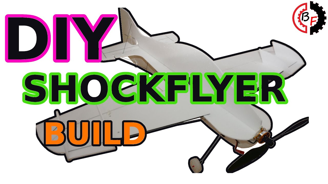 Shockflyer Aufbau DIY CNC gefrästes Depron Shockflyer Model Click Build DIY UL ...