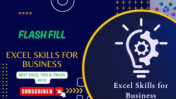 Boost Excel Efficiency with Flash Fill | Excel Tips & Tricks