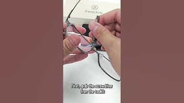 How to Replace the Silicone Nose Pads on Your Glasses #zanylen #glass #clipon #sunglasse #eyeglasses
