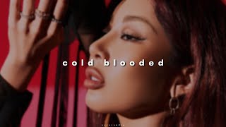Jessi - Cold Blooded (𝙨𝙡𝙤𝙬𝙚𝙙 & 𝙧𝙚𝙫𝙚𝙧𝙗)