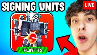 Signing Units And TITAN GIVEAWAYS! [🔥Ep 73] Toilet Tower Defense