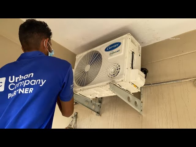 Company Split Ac Service with Foam jet technology || Gas filling Deep clean Ac 2022 - YouTube