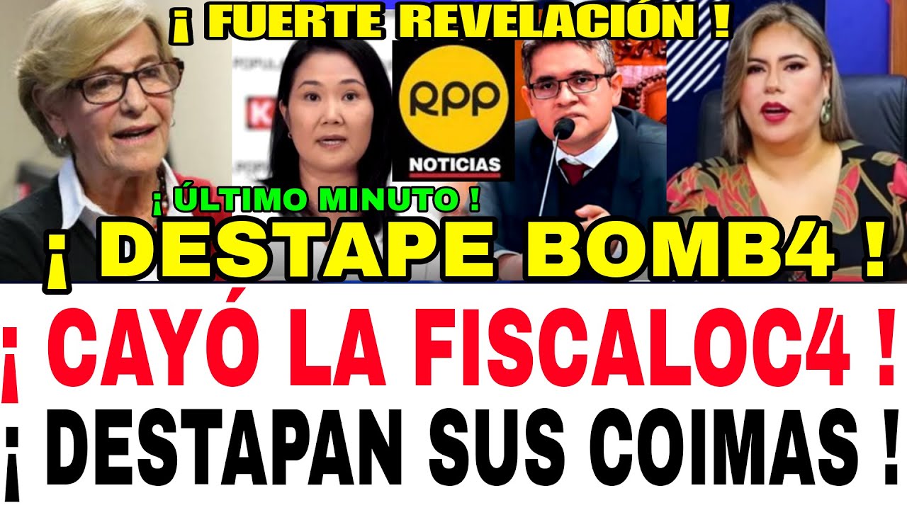 TIEMBLA DOMINGO PEREZ CLAUDIA TORO SUELTA LA BOMB4 FISCALOCA CAY CON tiembla-domingo-perez-claudia-toro-suelta-la-bomb4-fiscaloca-cay-con