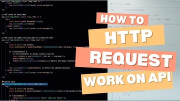 How http Request Works in API | How data create and stored in DB and consume or fetch on request.