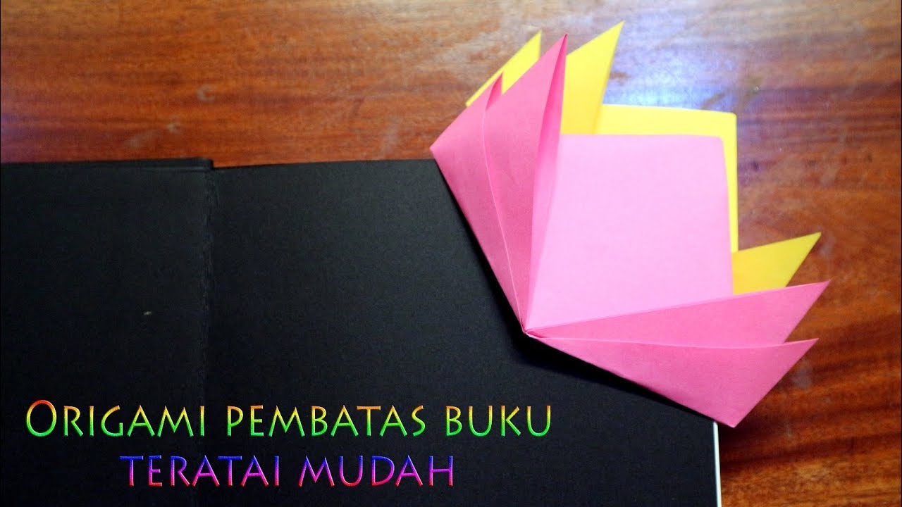 Cara Membuat Pembatas Buku Dari Origami - Info Berbagi Buku