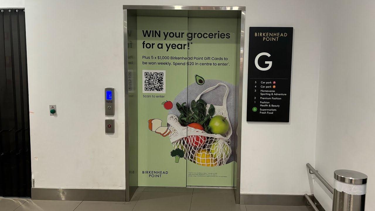 Otis ReGen traction lift at Birkenhead Point