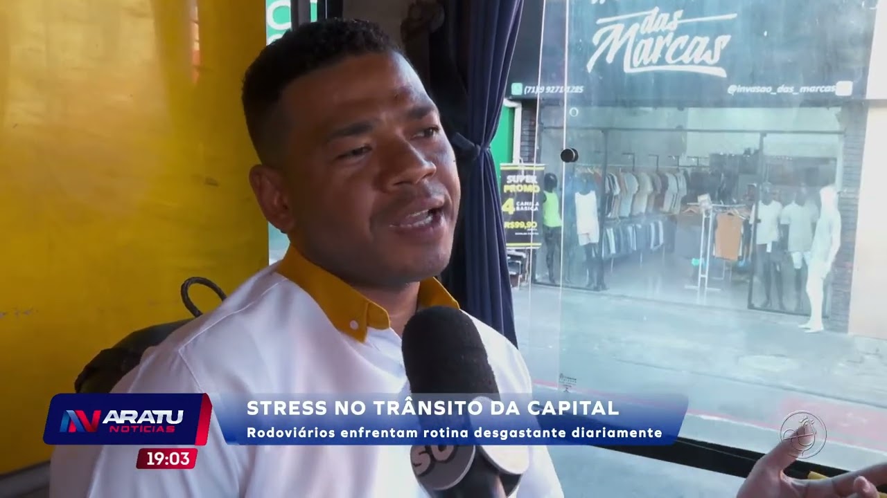 Rodoviários enfrentam rotina desgastante diariamente | ARATU NOTÍCIAS | TV ARATU