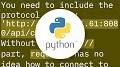 Video for q=https://stackoverflow.com/questions/15115328/python-requests-no-connection-adapters
