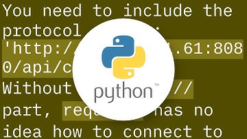 Python Requests - No connection adapters