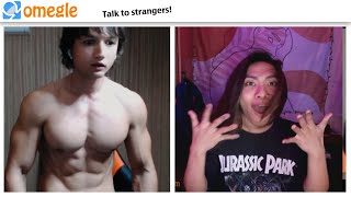Flexing Baby Face on Omegle! JUMPSCARE TROLLING on OMEGLE