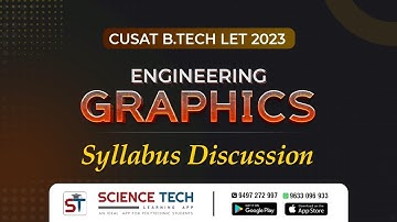 CUSAT B.TECH LET 2023 ENGINEERING GRAPHICS SYLLABUS DISCUSSION