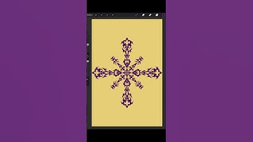 F004 | Radial Symmetry Pattern #digitaldrawing #procreatedigitalart #procreate