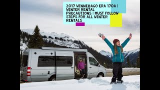 2017 Winnebago ERA 170A | Winter Rental Precautions | Must Follow Steps For All Winter Rentals by B&W RV 163 views 2 years ago 1 minute, 23 seconds