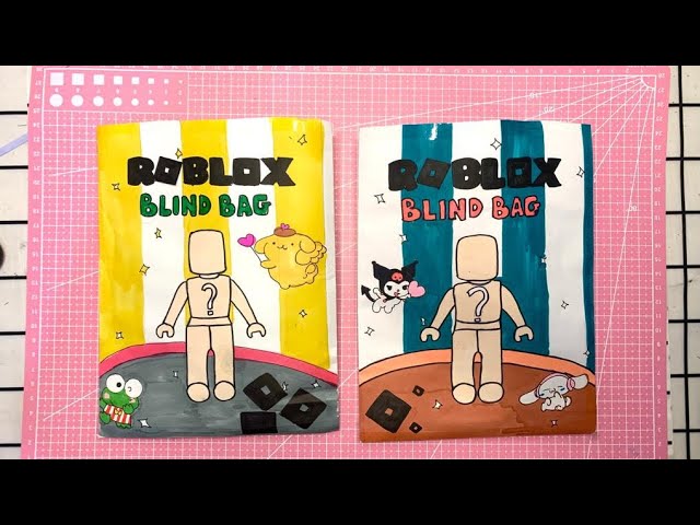 🤍paper diy💕/Blind Bag paper/Roblox/Barbie outfit/ASMR opening blind bag 
