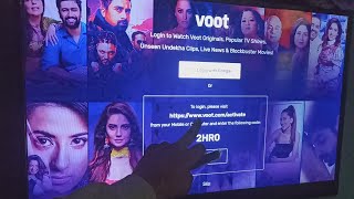 How to activate or login voot app with code on smart tv 2021 screenshot 5