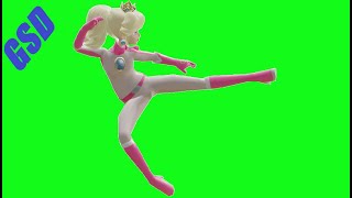 Princess Peach Green Screens