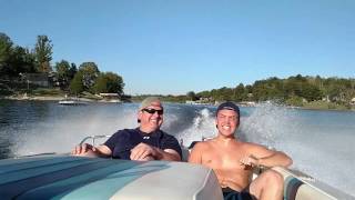 Full speed in a 1976 Correct Craft Martinique