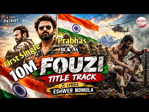 Fouzi Title Song / Prabhas / Hanu Raghavapudi / Vishal / First Single / Eshwer  Nomula / ESRtv