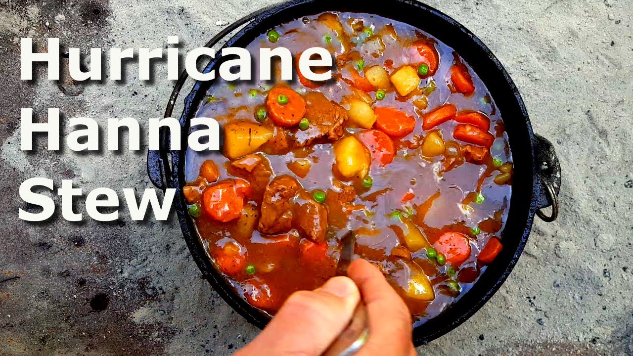 Dutch Oven Beef Stew Hurricane Hanna inspired - YouTube