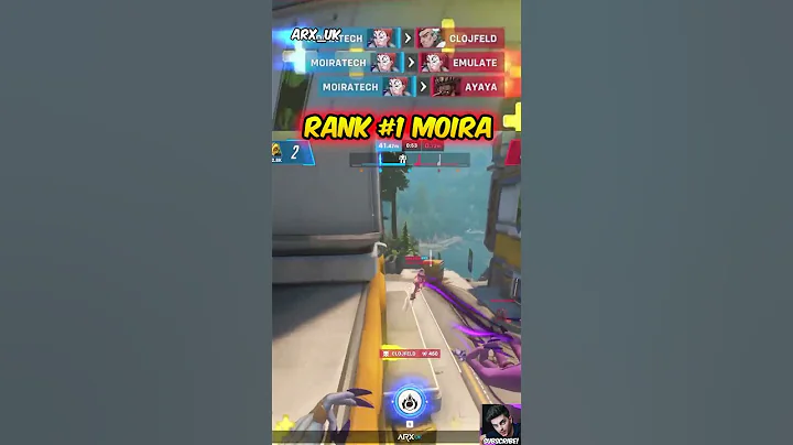 Rank #1 Moira's Build Is BROKEN in Stadium #overwatch2