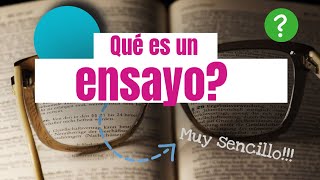 Qué es un  ensayo? Qué es un ensayo literario? - Qué es?