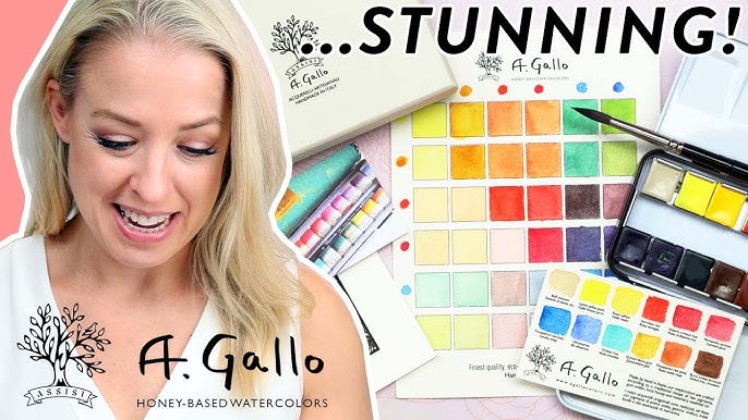 A. Gallo Classic 24 - Handmade Watercolor Set — Soho Art Materials