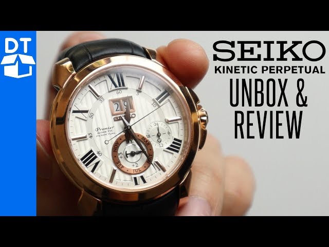 Robust Guggenheim Museum eskalere Seiko SNP150P1 Perpetual Kinetic Watch Review - YouTube