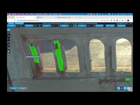 3D Reconstruction and AI on Spandrel Arch Bridge - video from PRENAV