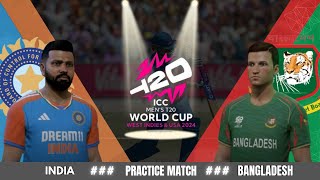 CRICKET T20 WC INDIA VS BANGLADESH WARM UP MATCH