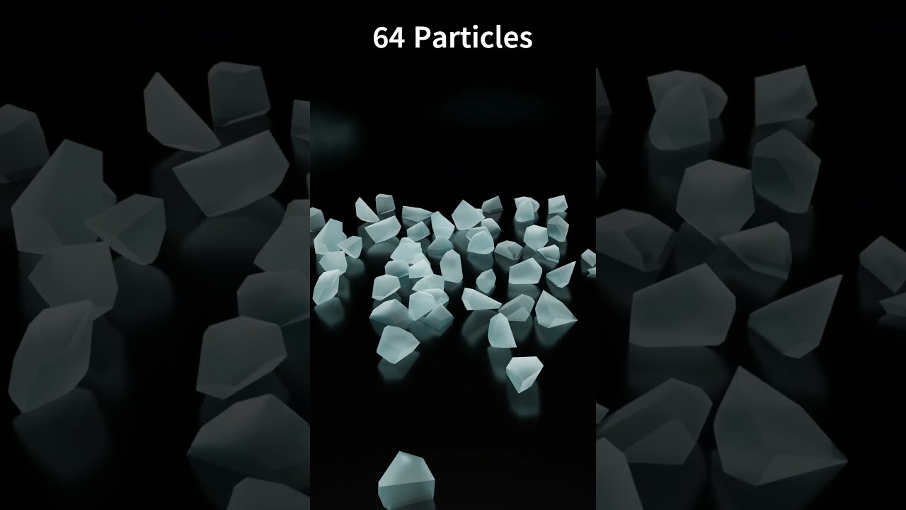 break with different pieces 