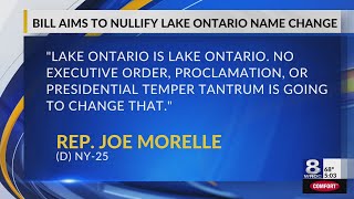 Morelle introduces bill to block Lake Ontario rename
