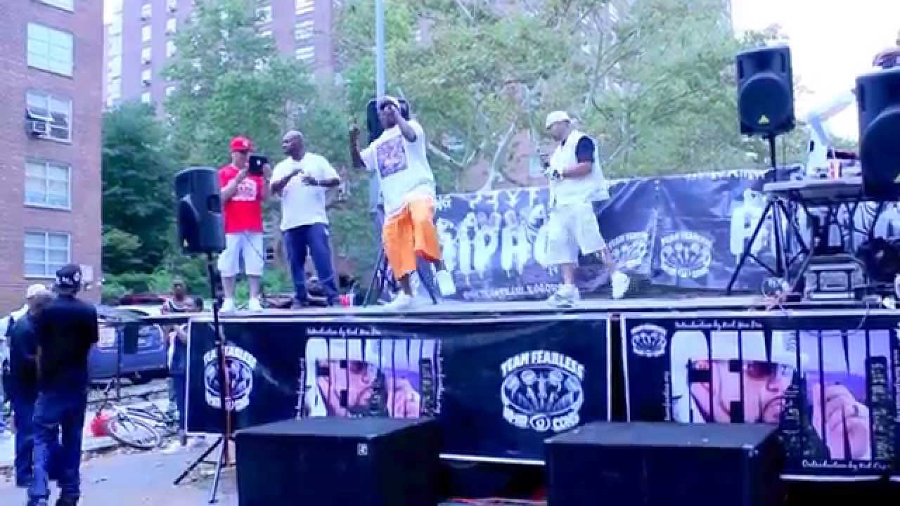 Lil Rodney C & Lord Finesse performing live at Grant Projects in Harlem