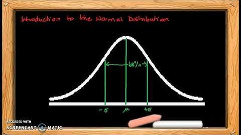 VCE Maths Methods - Probability - Normal Distribution - 1 - intro, mean and standard deviation